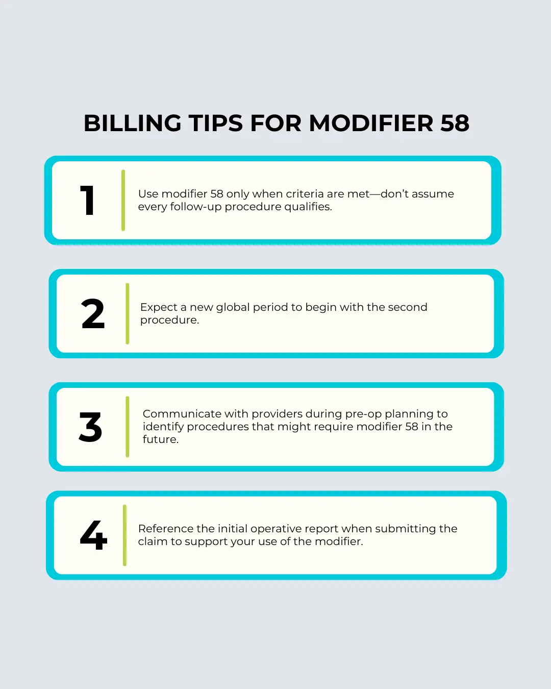 modifier 58